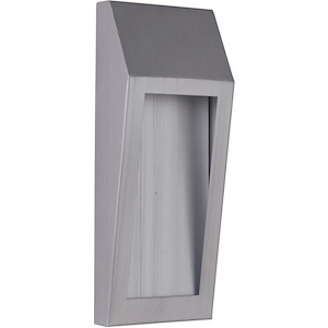 Wedge - 7.5W 1 LED Small Outdoor Pocket Wall Lantern in Modern Style - 4.5 inches wide by 11 inches high - 661915