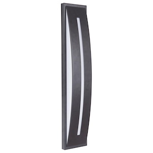 Luna - 17W 1 LED Medium Outdoor Pocket Wall Lantern in Modern Style - 4.88 inches wide by 19 inches high