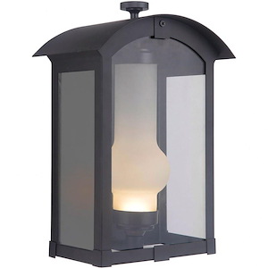 Montcrest - 8W 1 LED Outdoor Small Pocket Lantern in Traditional Style - 8 inches wide by 12 inches high - 918396