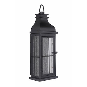 Vincent - 8W 1 LED Outdoor Pocket Lantern in Traditional Style - 6 inches wide by 17 inches high