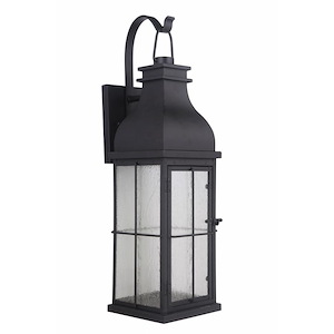Vincent - 8W 1 LED Outdoor Small Wall Lantern in Traditional Style - 5.5 inches wide by 18.5 inches high