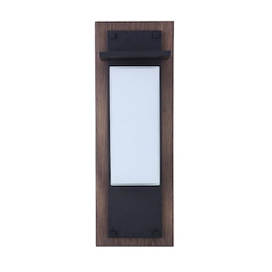 Outdoor Wall Lantern Transitional Glass Approved for Wet Locations in Transitional Style - 8.39 inches wide by 24 inches high - 990879