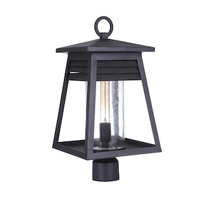Becca - One Light Outdoor Post Mount in Transitional Style - 10 inches wide by 19.75 inches high - 990962