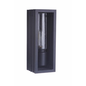 Carmel 14 Inch Outdoor Wall Lantern Contemporary Glass Approved for Wet Locations
