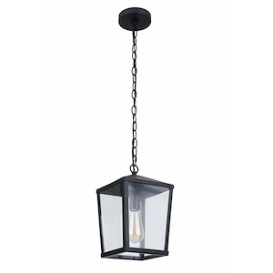 Olsen - 1 Light Outdoor Pendant In Transitional Style-13 Inches Tall and 8 Inche Wide