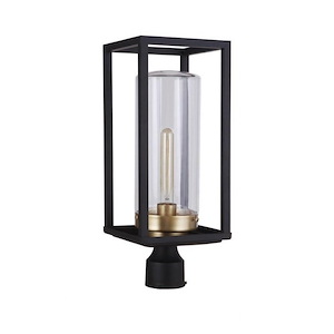 Neo - 1 Light Outdoor Post Lantern In Transitional Style-17.38 Inches Tall and 7.88 Inche Wide - 1116899