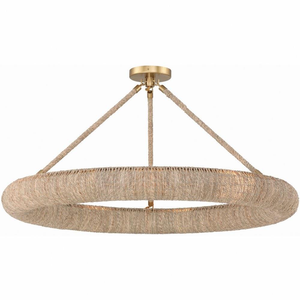 ※ema 新品 MORE LIGHT モアライト/ LIGHT YEARS Crystorama Lighting - OAK-7538-SG_CEILING - Oakley - 28W 8