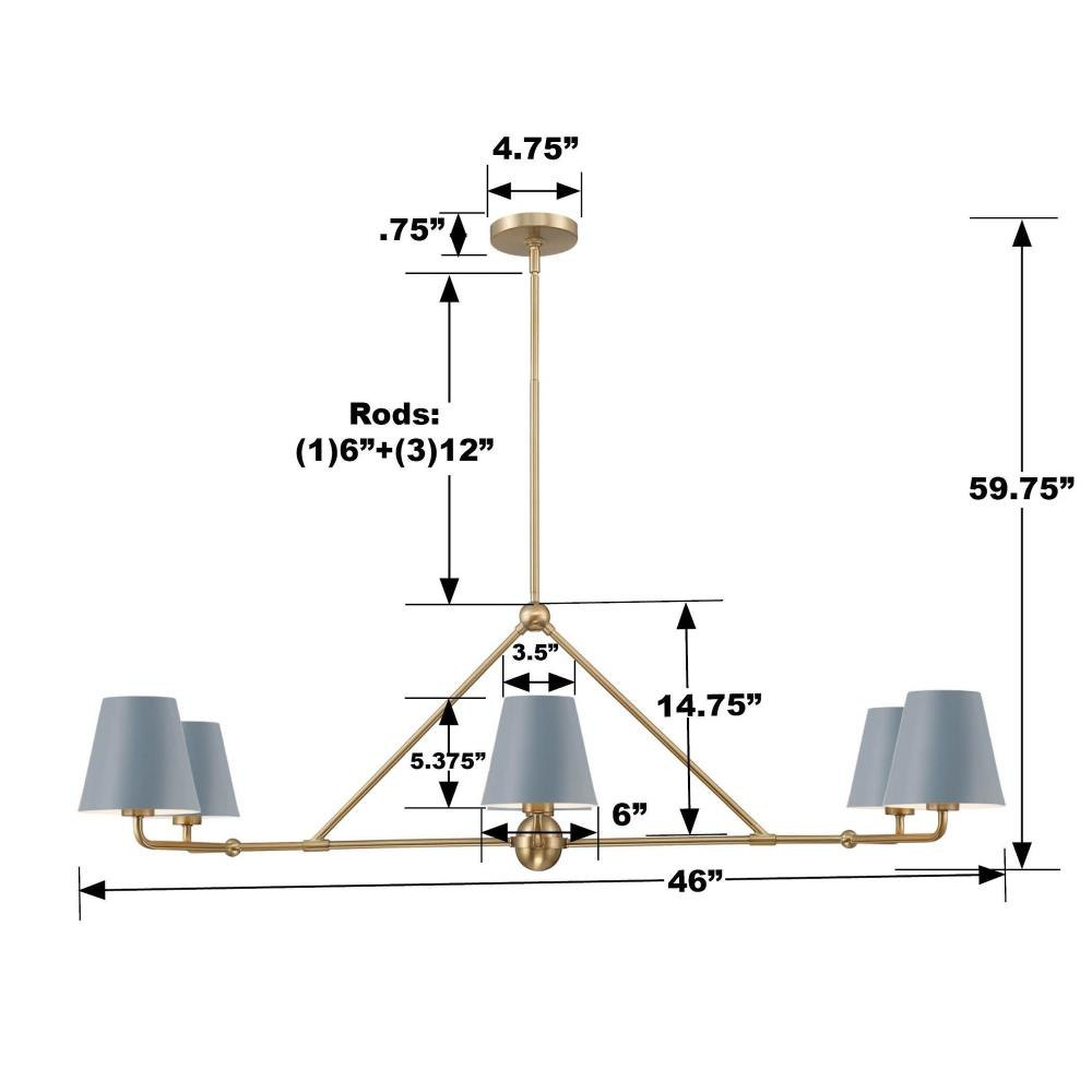 Crystorama Lighting - XAV-B9306-MK - Xavier - 6 Light