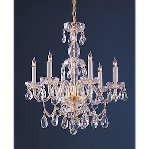 Crystal - 6 Light Chandelier In Classic Style - 26 Inches Wide By 24 Inches High - 1208980