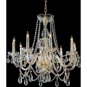 Crystal - 8 Light Chandelier In Classic Style - 28 Inches Wide By 32 Inches High