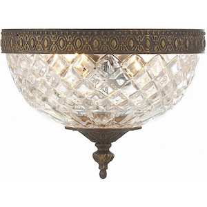Cortland Flush Mount in Traditional and Contemporary Style - 8 Inches Wide by 8 Inches High