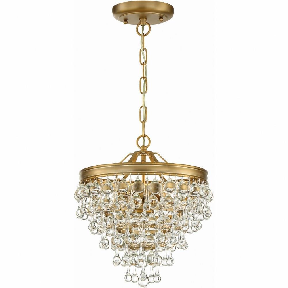 Calypso - 3 Light Pendant in Traditional and Contemporary Style - 13 Inches Wide by 14.5 Inches High