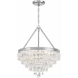 Calypso - Six Light Chandelier in Classic Style - 20 Inches Wide by 24 Inches High