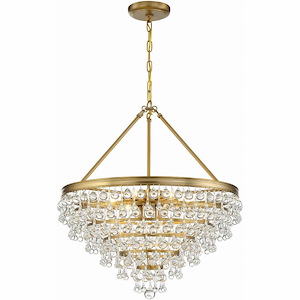 Calypso - Eight Light Chandelier in Classic Style - 25 Inches Wide by 27 Inches High - 406260