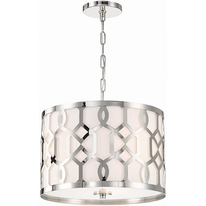 Jennings - Three Light Pendant in Traditional and Contemporary Style - 18.25 Inches Wide by 15 Inches High