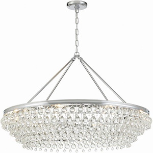 Calypso - Eight Light Chandelier in Traditional and Contemporary Style - 40 Inches Wide by 25.75 Inches High - 494440