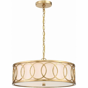 Graham - 6 Light Chandelier-8 Inches Tall and 18 Inches Wide