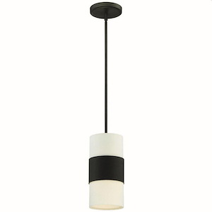 Grayson - One Light Pendant in Minimalist Style - 6 Inches Wide by 19 Inches High