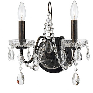 Butler - 2 Light Wall Mount in Traditional and Contemporary Style - 13 Inches Wide by 14 Inches High