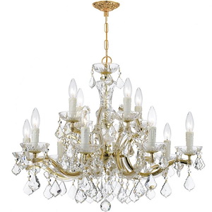 Maria Theresa - Twelve Light Chandelier in Classic Style - 30 Inches Wide by 23 Inches High - 406399