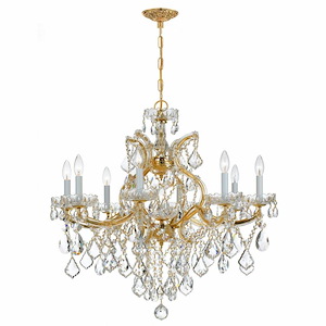 Maria Theresa - Eight Light Chandelier in Classic Style - 28 Inches Wide by 27 Inches High - 406394