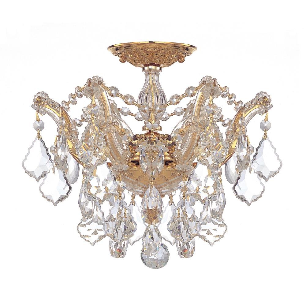 Maria Theresa - 3 Light Flush Mount in Classic Style - 13.5 Inches Wide by 11.5 Inches High