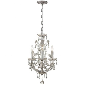 Maria Theresa - Four Light Mini Chandelier in Classic Style - 12 Inches Wide by 21 Inches High - 406401
