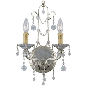 Paris Market - 2 Light Wall Sconce In Traditional And Contemporary Style - 10 Inches Wide By 10 Inches High - 1333392