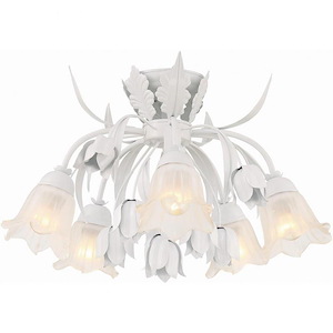 Southport - 5 Light Flush Mount-14 Inches Tall and 20 Inches Wide