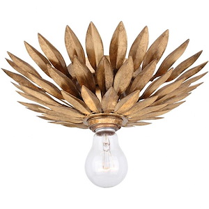 Broche - One Light Sconce in Traditional and Contemporary Style - 11 Inches Wide by 11 Inches High
