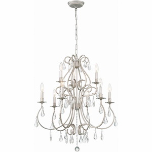 Ashton - Nine Light Chandelier in Traditional and Contemporary Style - 25.5 Inches Wide by 31 Inches High - 406519
