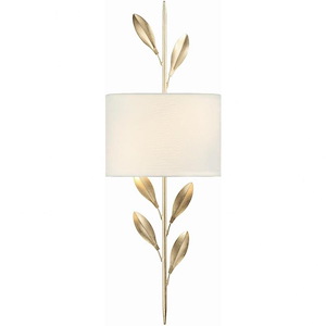 Broche - Two Light Sconce in Traditional and Contemporary Style - 8.5 Inches Wide by 24 Inches High