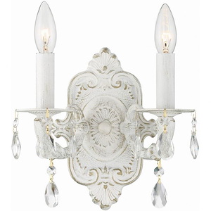 Paris Market - Two Light Wall Sconce in Classic Style - 10 Inches Wide by 9.5 Inches High - 406516