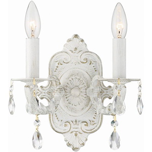 Paris Market - Two Light Wall Sconce in Classic Style - 10 Inches Wide by 9.5 Inches High - 406516