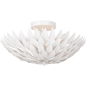 Broche - Four Light Flush Mount in Traditional and Contemporary Style - 16 Inches Wide by 6.25 Inches High - 467819