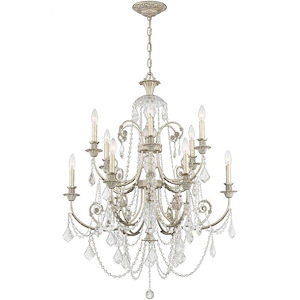 Regis - Twelve Light Chandelier in Classic Style - 32 Inches Wide by 41 Inches High - 406537