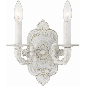 Paris Market - Two Light Wall Sconce in Traditional and Contemporary Style - 10 Inches Wide by 9.5 Inches High