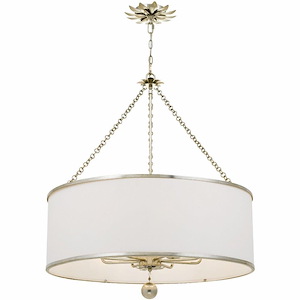 Broche - Eight Light Chandelier in Classic Style - 29 Inches Wide by 33.5 Inches High - 729473