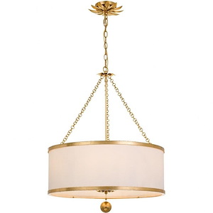 Brass Aries CHANDELIERS 6 - 12 LIGHTS IN GOLD - Bohemia Crystal