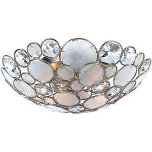 Palla Coastal 3 Light Ceiling Mount In Timeless Style - 16 Inches Wide By 5 Inches High - 1209591