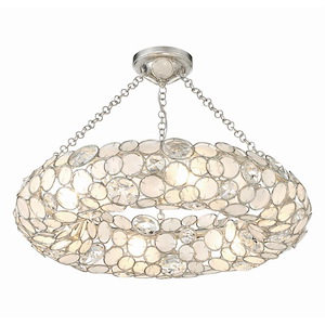 Palla - 6 Light Semi-Flush Mount-5.25 Inches Tall and 24 Inches Wide - 1320036