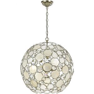 Palla - Six Light Chandelier In Timeless Style - 22 Inches Wide By 22 Inches High