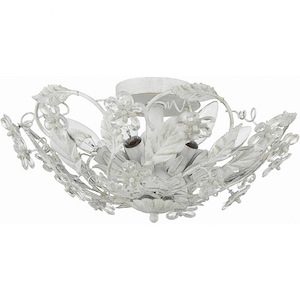 Sutton - 6 Light Ceiling Mount in Traditional and Contemporary Style - 16 Inches Wide by 8.5 Inches High