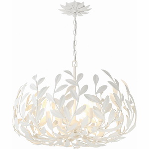 Broche - 6 Light Chandelier-19 Inches Tall and 27 Inches Wide - 1320039