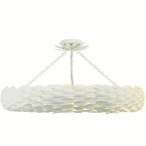 Broche - 8 Light Flush Mount-5.75 Inches Tall and 33.5 Inches Wide - 1295941