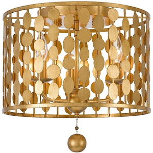 Layla - Three Light Flush Mount in Classic Style - 15 Inches Wide by 13.75 Inches High - 457426