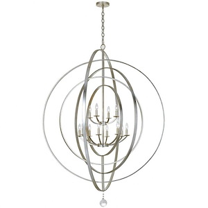 Luna - Twelve Light Chandelier in Classic Style - 60 Inches Wide by 63 Inches High - 1083672