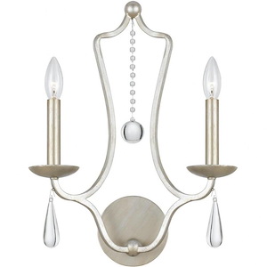 Manning - Two Light Wall Sconce in Classic Style - 13 Inches Wide by 18 Inches High - 1083682