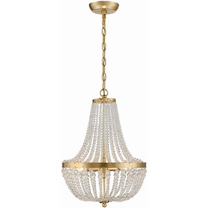 Rylee - 3 Light Chandelier in Classic Style - 14 Inches Wide by 19 Inches High