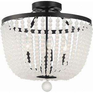 Rylee - 4 Light Semi-Flush Mount-16.5 Inches Tall and 16.5 Inches Wide